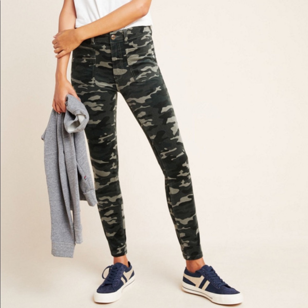 NWOT Anthropologie pilcro camo pant